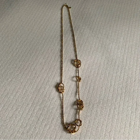 J.Crew golden twists long necklace - Picture 2 of 8